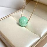 A-Grade Natural Moss On Snow Jadeite Barrel No. 172678