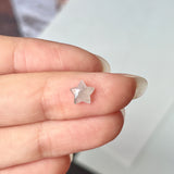 0.85 cts Icy A-Grade Natural Floral Jadeite Star No.130423