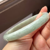 66.8mm A-Grade Light Green Jadeite Modern Round Bangle No.152152