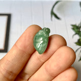 A-Grade Bluish Green Jadeite Peach Pendant No.172276