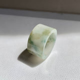 17.1mm A-Grade Natural Tri-Colour Jadeite Archer Ring Band No. 161853
