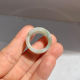 17.1mm A-Grade Natural Tri-Colour Jadeite Archer Ring Band No. 161853