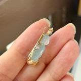 Icy A-Grade Natural Jadeite Goddess Of Mercy (Guan Yin) Pendant No.172818