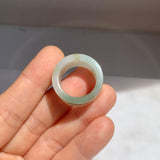 17.1mm A-Grade Natural Tri-Colour Jadeite Archer Ring Band No. 161912