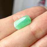 3 cts A-Grade Natural Apple Green Jadeite Saddle Piece No.130425