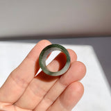 17.2mm A-Grade Natural Tri-Colour Jadeite Archer Ring Band No. 161933