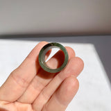 17.2mm A-Grade Natural Tri-Colour Jadeite Archer Ring Band No. 161933