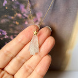 Icy A-Grade Jadeite Christmas Tree Pendant No.172515