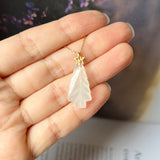 Icy A-Grade Jadeite Christmas Tree Pendant No.172515