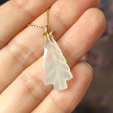 Icy A-Grade Jadeite Christmas Tree Pendant No.172515