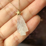 Icy A-Grade Jadeite Christmas Tree Pendant No.172515