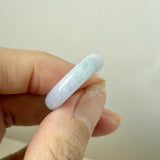 18.1mm A-Grade Natural Jadeite Joseon Dynasty Ring (Cherry Blossom) No.162556