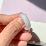 19.1mm A-Grade Natural Light Lavender Jadeite Ring Band No.161784