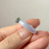 18.1mm A-Grade Natural Jadeite Joseon Dynasty Ring (Cherry Blossom) No.162558