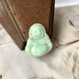 A-Grade Natural Light Green Jadeite Buddha Pendant No. 220163