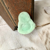 A-Grade Natural Light Green Jadeite Buddha Pendant No. 220163