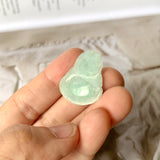 A-Grade Natural Light Green Jadeite Buddha Pendant No. 220163