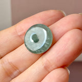 A-Grade Natural Bluish Green Jadeite Donut No. 172432