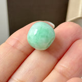 A-Grade Natural Moss On Snow Jadeite Barrel No.172831