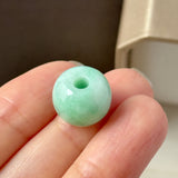 A-Grade Natural Moss On Snow Jadeite Barrel No.172831