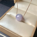 A-Grade Natural Lavender Jadeite Barrel No.172693