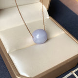 A-Grade Natural Lavender Jadeite Barrel No.172693