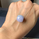 A-Grade Natural Lavender Jadeite Barrel No.172693