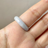 16.8mm A-Grade Natural Jadeite Joseon Dynasty Ring (Cherry Blossom) No.162559