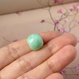 A-Grade Natural Moss On Snow Jadeite Barrel No.172832