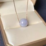 A-Grade Natural Lavender Jadeite Barrel No.172694