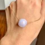 A-Grade Natural Lavender Jadeite Barrel No.172695