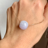 A-Grade Natural Lavender Jadeite Barrel No.172695