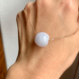 A-Grade Natural Lavender Jadeite Barrel No.172695
