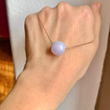 A-Grade Natural Lavender Jadeite Barrel No.172695
