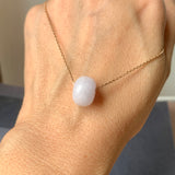 A-Grade Natural Lilac Jadeite Barrel No.172696