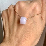A-Grade Natural Lilac Jadeite Barrel No.172697