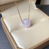 A-Grade Natural Lilac Jadeite Barrel No.172698