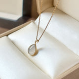 Icy A-Grade Natural Lilac Jadeite Farbella Pear Pendant No. 172837