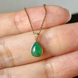 A-Grade Natural Imperial Green Jadeite Farbella Pear Pendant No. 172839