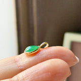 A-Grade Natural Imperial Green Jadeite Farbella Pear Pendant No. 172839