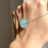 A-Grade Natural Bluish Green Jadeite Barrel No.172700