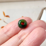 A-Grade Natural Floral Imperial Green Jadeite Barrel No.172840