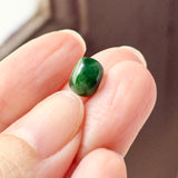 A-Grade Natural Floral Imperial Green Jadeite Barrel No.172841