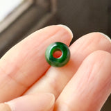 A-Grade Natural Floral Imperial Green Jadeite Barrel No.172841