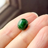 A-Grade Natural Floral Imperial Green Jadeite Barrel No.172841
