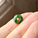 A-Grade Natural Floral Imperial Green Jadeite Barrel No.172841