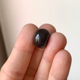 A-Grade Natural Black Jadeite Barrel No.172701