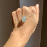 A-Grade Natural Light Bluish Green Jadeite Barrel No.172702