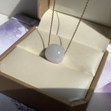 A-Grade Natural Light Lavender Jadeite Barrel No.172704