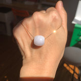 A-Grade Natural Light Lavender Jadeite Barrel No.172704